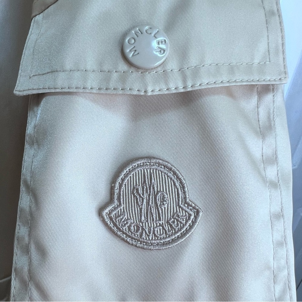 Moncler Peplum Baldah Bomber Jacket Size 5= XXL Lightweight Basic Minimalist - Picture 5 of 16